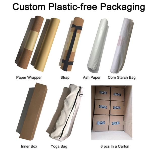 Natural Rubber Cork Non Slip Yoga Mat Custom Slip Resistant Yoga Mat