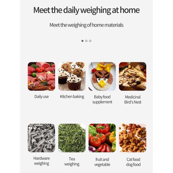 Balance de cuisine numérique de 10 kg Balance de cuisine électronique de cuisine Balance de poids pour les besoins de contrôle des portions