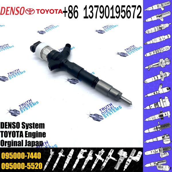 0950007440 Injector Nozzle 23670-39225 23670-39265 Diesel Injector Nozzle Assy 095000-7440 for TOYOTA 23670-30120 23670-