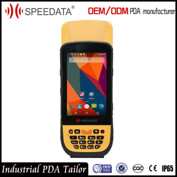 IP65 lecteur tenu dans la main du laser RFID, scanner terminal Android de code barres de données portatives