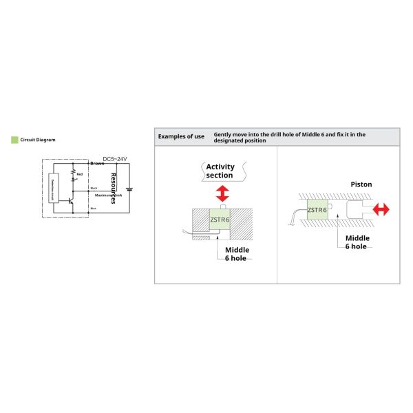ZTSMR6 Automation Contact Sensor CNC Normally Open and Closed Performance Travel Switch High Precision Sensors