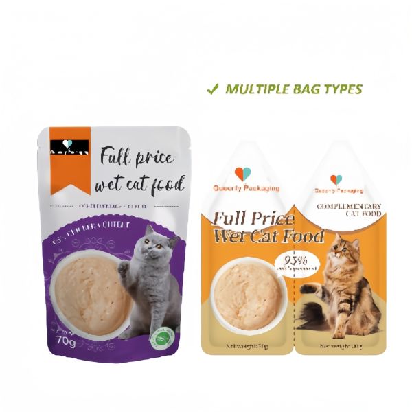 Pouch Shaped Pet Food Packaging Safe UV Resistant And Easy Tear