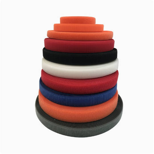 Colorful Flame Retardant Hook and Loop Tape Roll | Fire Resistant Nylon Fastening Tape | Industrial Colored Adhesive Hook and Loop Roll