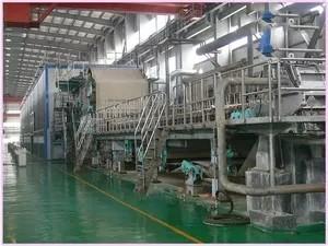 Papel de embalagem de polpa química que faz a máquina 250m/minuto 3400mm