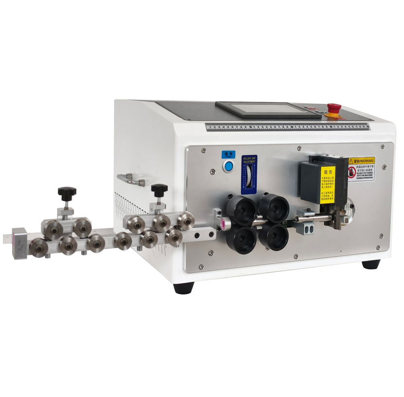 PLC Screen Copper Wire Stripping Machine Mini Wire Processing Machine 650W