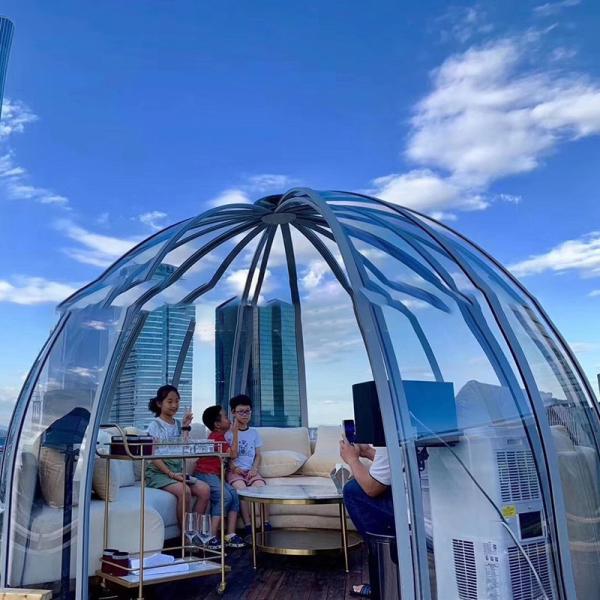 Outdoor Prefab Dome Homes Luxury Transparent Inflatable Bubble Lodge Camping Hotel Tent