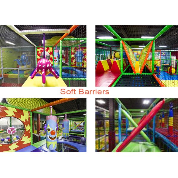 PVC Foamed Indoor Preschool Playground Equipment Kids Play Toys With Rope Climbing