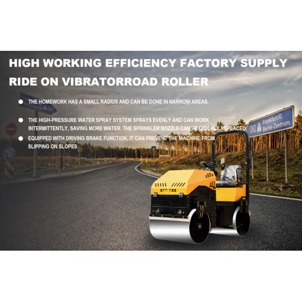 China Hydraulic Vibrating Small Mini Road Roller Compactor Machine 1 Ton Road Roller