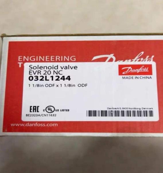 Danfoss EVR 20 válvula de solenoide 1/4 en 655 psig Cuerpo de latón