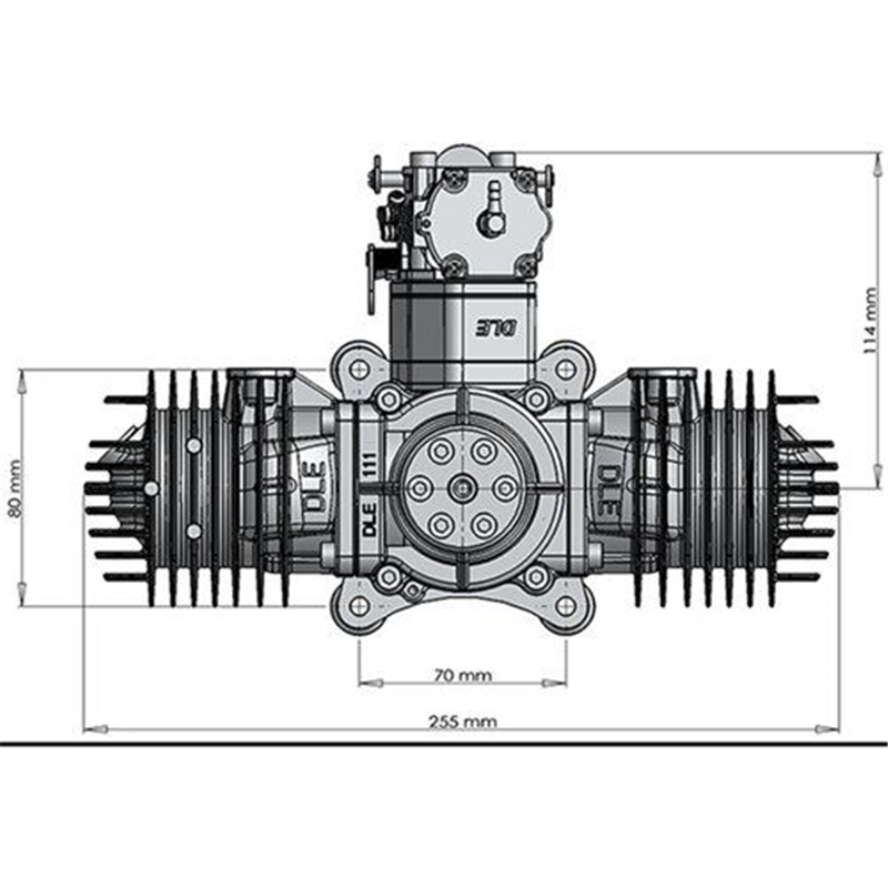 New Dle200 Cc Gasoline Engine For Paramotor ( Standard Version) Zld