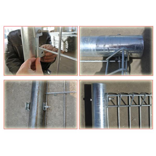 201609130937044199.jpg PVC покрыл загородку 100x300mm ячеистой сети верхней части крена BRC сваренную