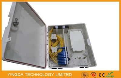 PC caixa material IP65 GPDB-S64D/72D do divisor do PLC da fibra óptica 1x 64 da montagem de Pólo/parede