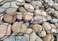 Le PVC hexagonal de trou a enduit des casiers métalliques de 2.7mm Gabion 1mx1mx2m