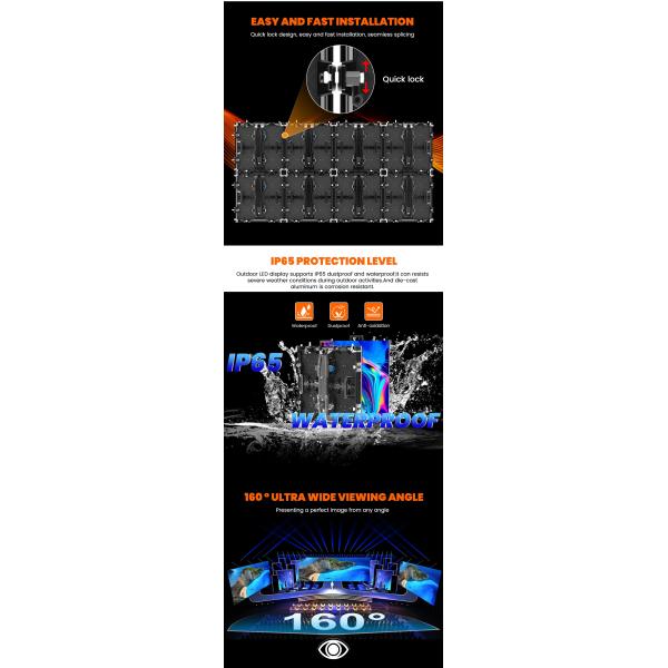 7680Hz P2.976 Wall Video Display for Stage Church Concert Events Pantalla Indoor Outdoor Rental LED Screen for Rent