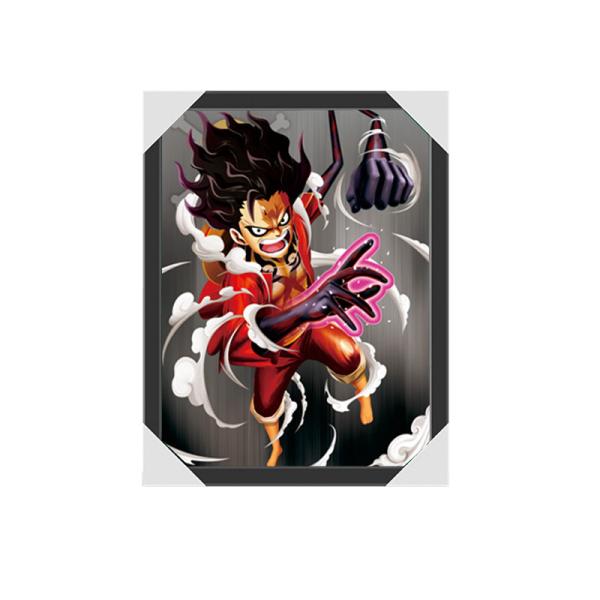 One Piece 0.6mm PET 3D Posters Wall Art Anime Poster 3D Triple Transition Flip 30X40CM