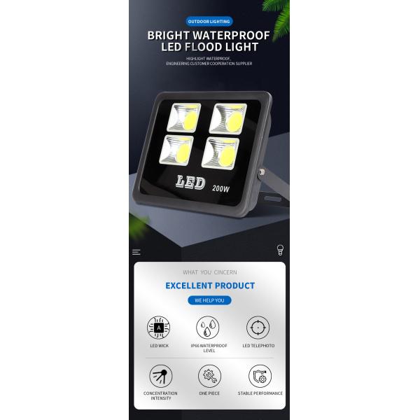 Ultra Bright Yard AC Led Flood Light 200W 2200k Ip66