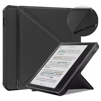 Laudtec Lightweight Folio-Book Slim Protective Cover with Auto Sleep/Wake for Kindle Paperwhite (12th Generation, 2024) 7 Inch