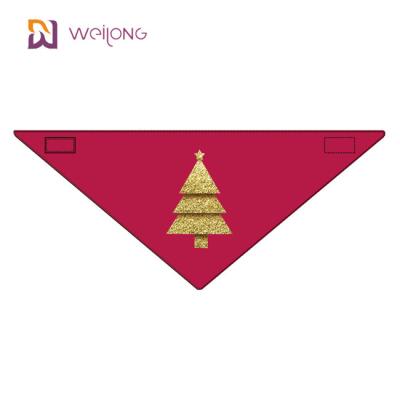 Comtim Christmas Dog Bandana Scarf Triangle Kerchief Bids For Small Medium Large Dogs & Cats, Pet Accessories Decoration