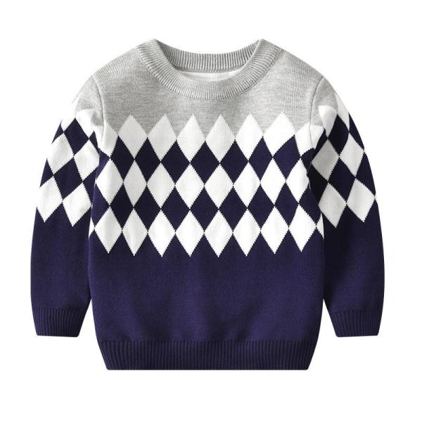 Kid Christmas Sweater Children'S Knit Sweater Winter Children'S Clothing