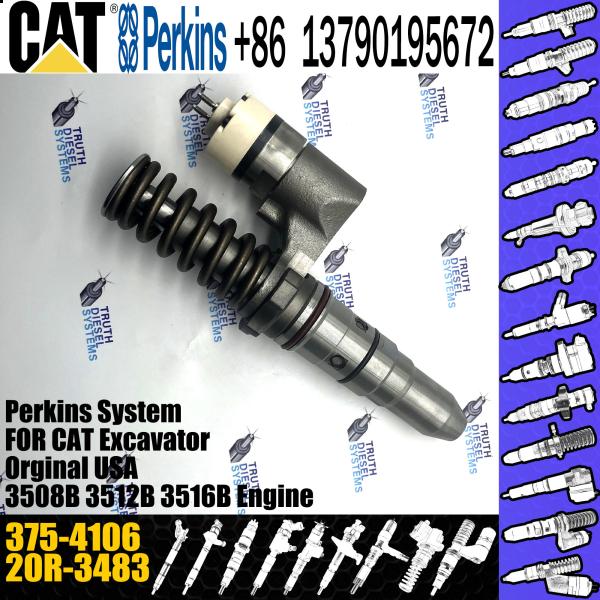Injetor comum 375-4106 do trilho do combustível quente da venda 3754106 20R3483 para o motor 3512C 3516C de Caterpillar