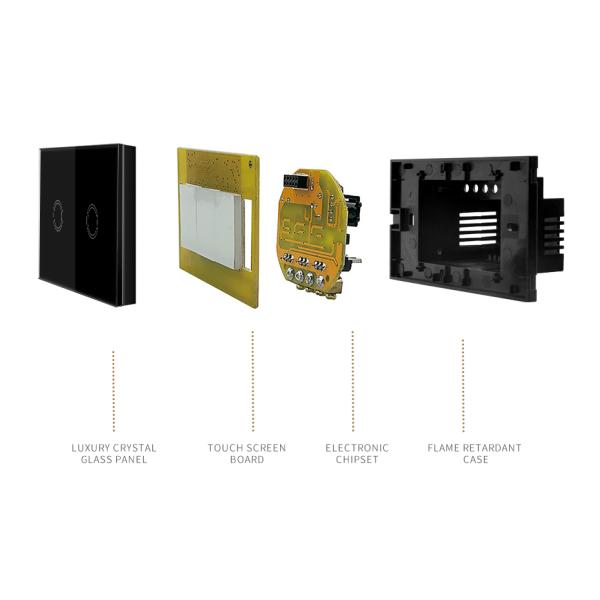 2018 hot products smart home switch bluetooth app control touch screen remote control switch