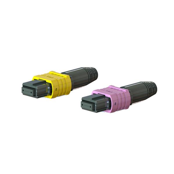 High Density MPO Fiber Optic Connector For Fiber Transmission Network Mini 43mm