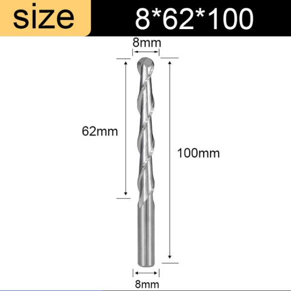Varies Cutting Direction and Cutting Diameter Carbide End Mill D1-20mm