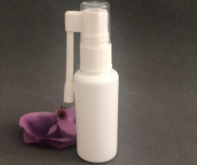 30ml Rhinitis PET Oral Spray Bottle Nasal Cleaning Solution Can Be Customized