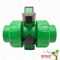 ロックボール PPR ダブルユニオンボールバルブ プラスチックボール S2.5 20-63MM カスタマイズされたLOGO
