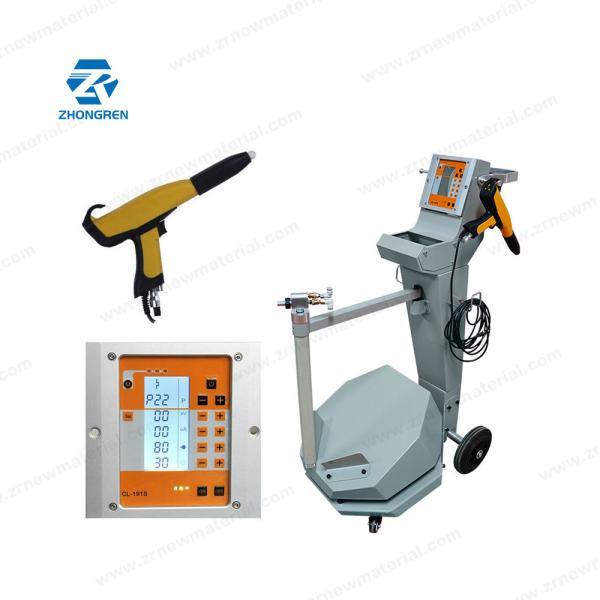 Machine de revêtement par poudre électrostatique Zhongren 220V 50w / Système de revêtement par pulvérisation de peinture pour la performance de revêtement Rism