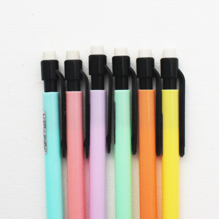 High Quality with Cheap Price Colourful Mechanical Pencil with Eraser for Students