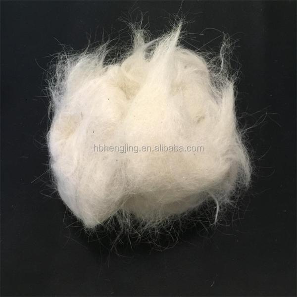 Scoured Chinese  White /grey Goat Hair Waste