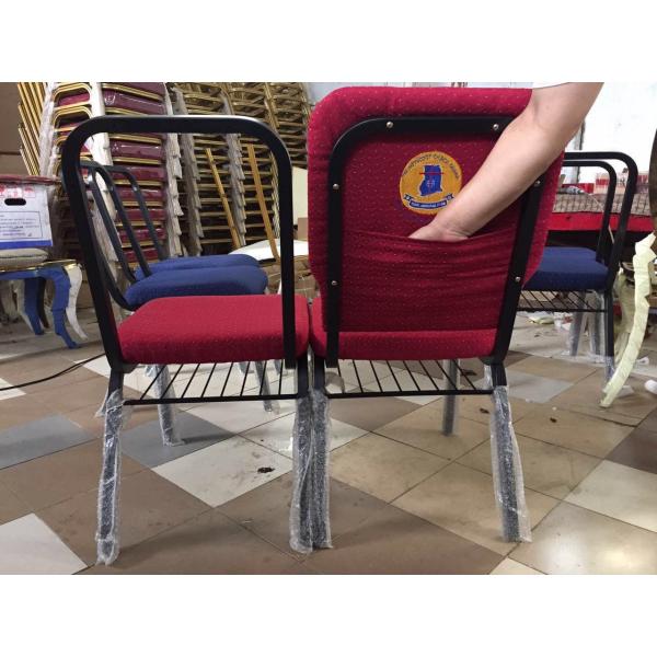 Banquet Hall Stacking Church Chair Stackable Auditorium Chairs 5.5kgs