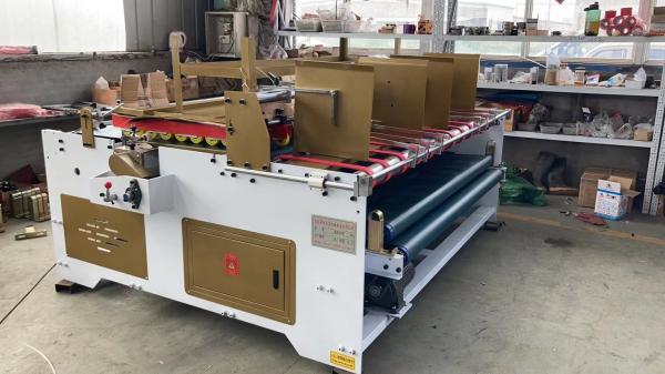 Customer's Request Semi Automatic Folder Gluer Impression Machine with Multi Color