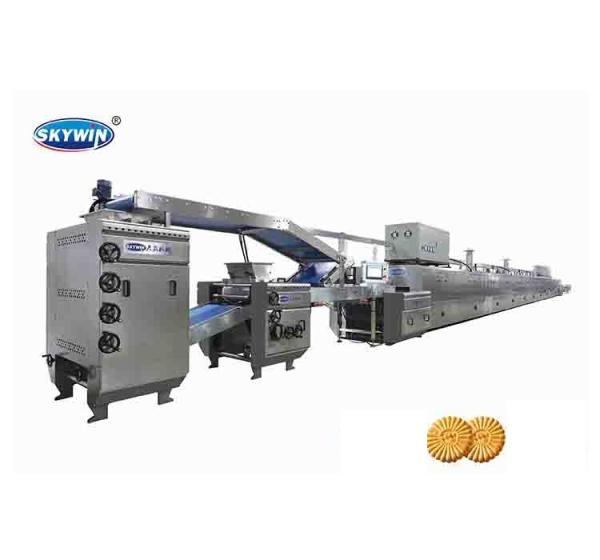 Linha de produção máquina do biscoito da fabricação de biscoitos das cookies