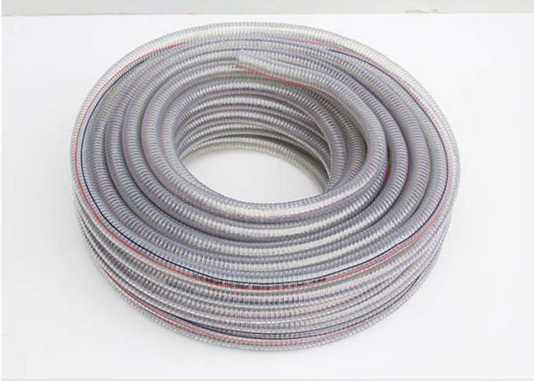 Professional PVC Steel Wire Hose Pipe Tube Anti Abrasion For Transfer Water