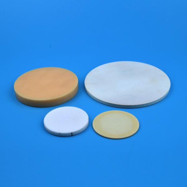 Machinable Zirconia And Custom High Purity Alumina Ceramic Disc Plates With Hole