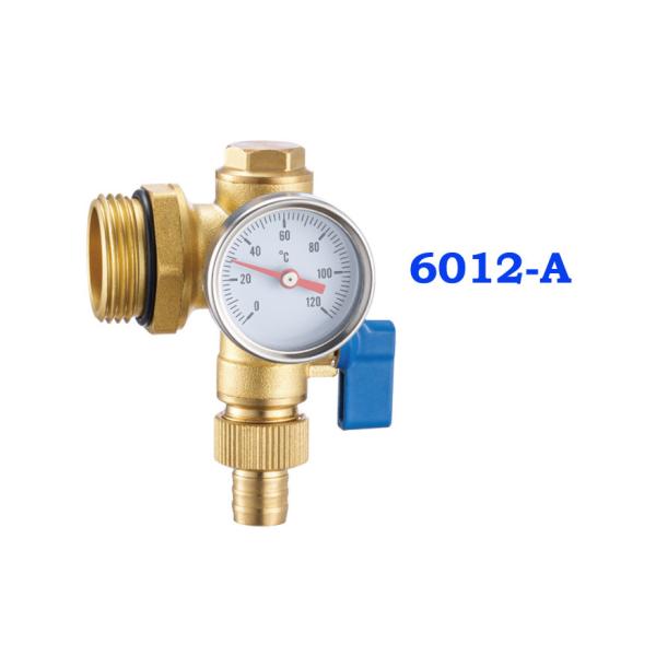 Brass Manifold Parts Integrated Air Vent Valve G1/2