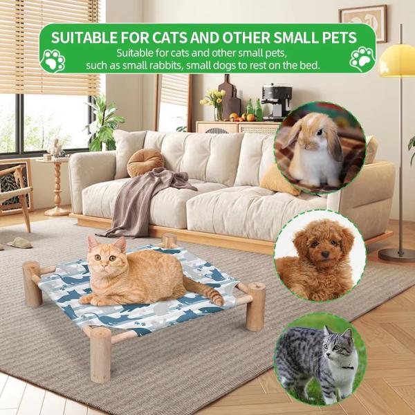 Sublimation Blank Cat Hammock Custom Wooden Pet Bed Pet Sublimation Blanks