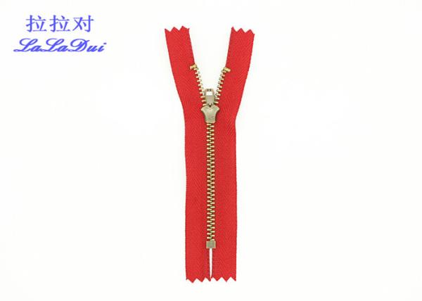 Antique Brass 6 Inches 4.5yg Jeans Zipper With H65 Brass Material