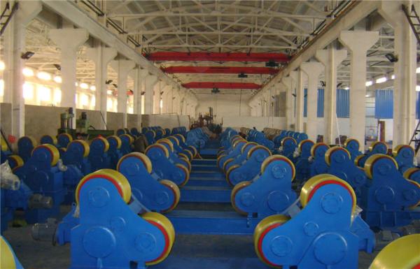 Power Station Construction 40t Welding Roller , 6-60m/H Adjustable Welding Rotator