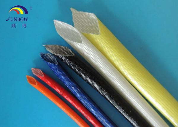 F Class 155ºC Insulating Oil Resistant Acryic Fiberglass Sleeving for Home Electrical Appliance