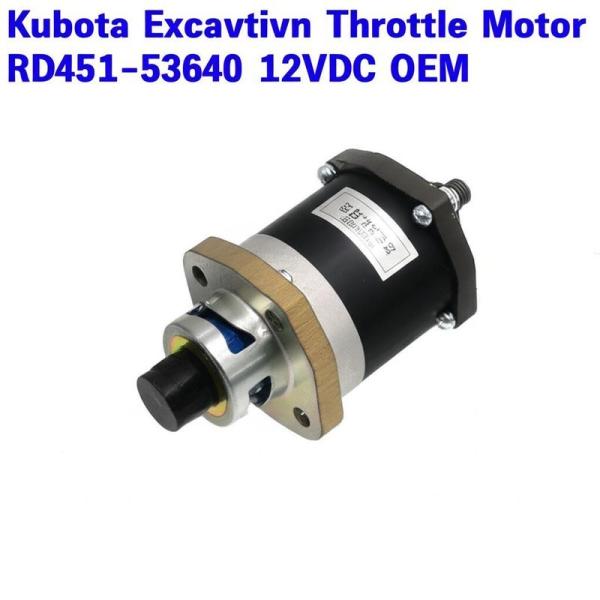 EexcavaStart Kubota Excavator Throttle Motor RD451-53640 12VDC OEM
