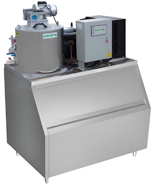 Heavy Duty Premium Solid Flat Cut Ends Tube Ice Machine 380V 7800kg