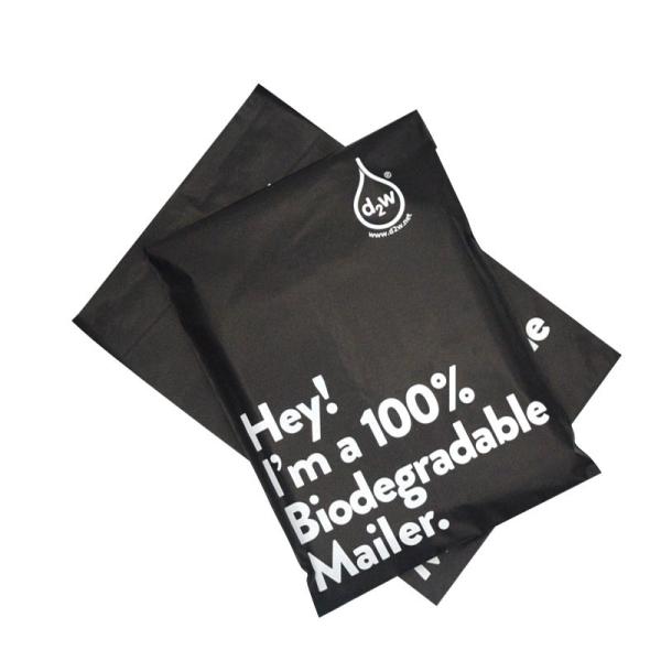 Biodegradable Mailing Bag Compost Courier Bag PLA+PBAT Vegetable Starch Postal Packaging Bag Clothing Express Bag Logo