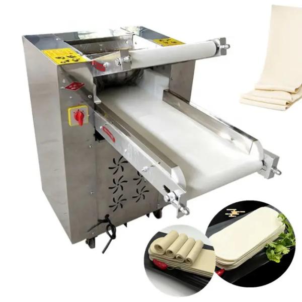 Machine à rouleaux automatique à feuille de pâte en acier inoxydable croissant manuel 300 kg/h