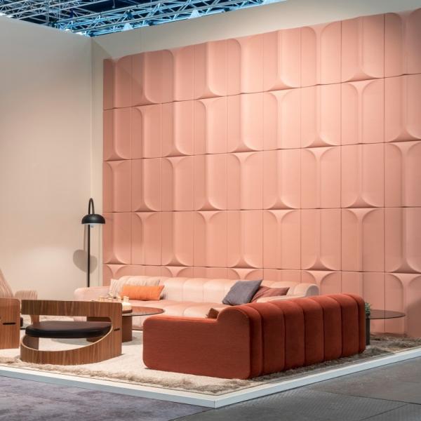 100% Polyester Fiber Acoustic Panel 1200x600mm 12mm 4000gsm Sound Absorbing Wall Board for Hospital Interior Decoration
