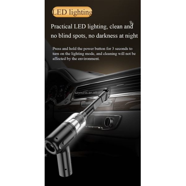 Brushless Motor Car Vacuum Cleaner Cordless Multi Filter Strong Suction Vacuum Cleaner