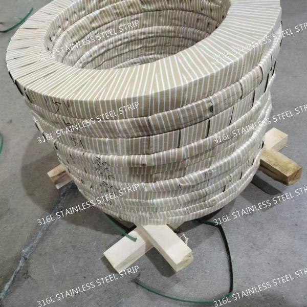 316L / 1.4404 Stainless Steel Strip Cut To Length Or Coil Custom Sizes