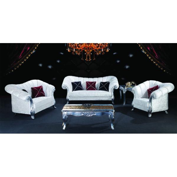 4 Piece Comfort Luxury Living Room Furniture Solid Wood Antique French Style Sofa Set